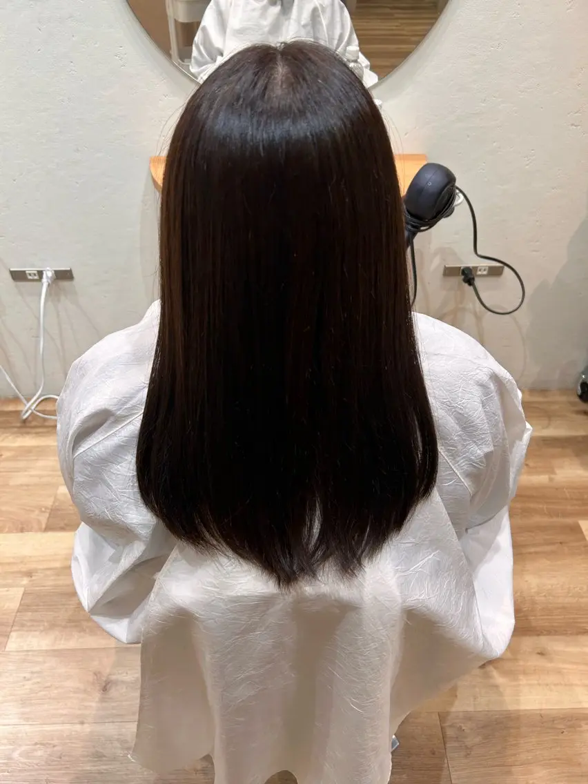 セミロング 玉田 千智のヘアスタイル