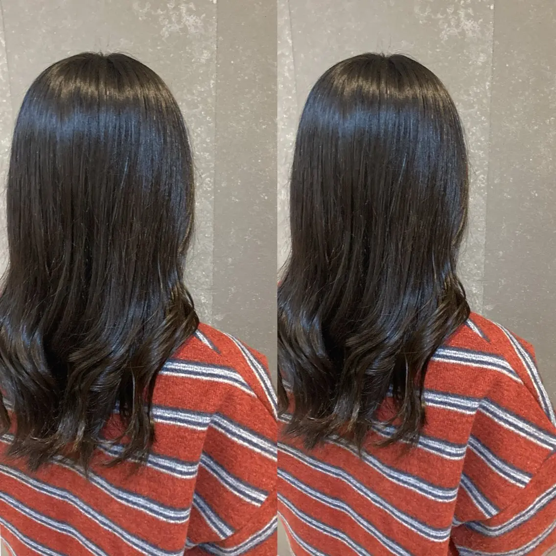 セミロング み うのヘアスタイル