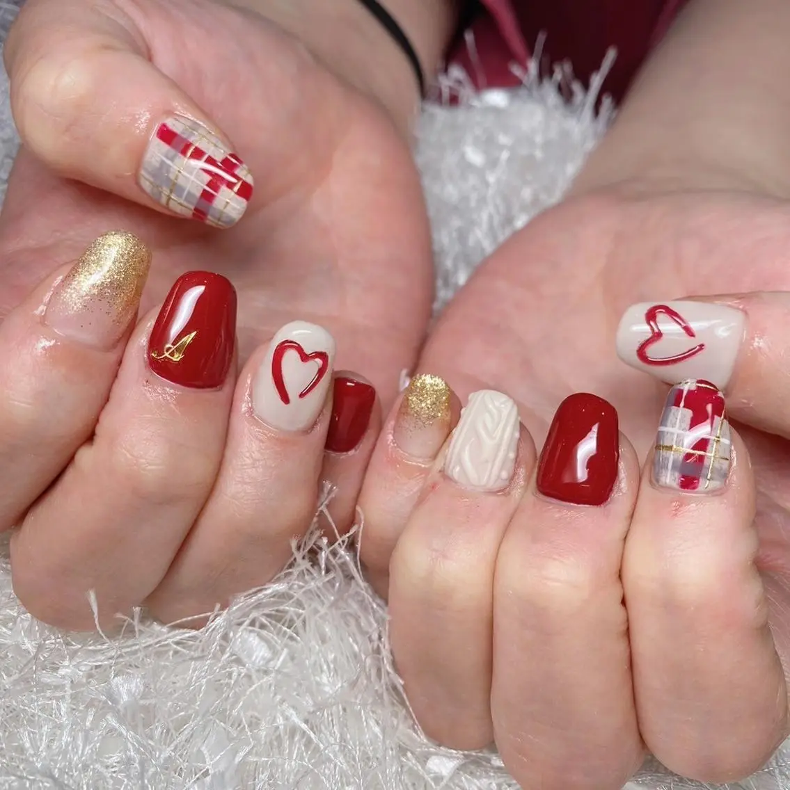 ネイル チークネイル 長さ出し フレンチネイル ジェルネイル グラデーション ハンドネイル Nail&eye Belire 新宿のネイルデザイン