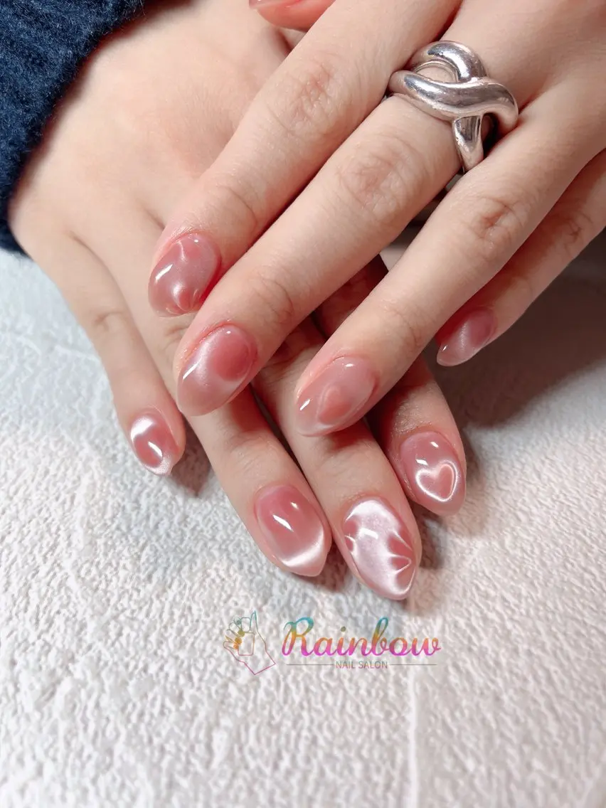 ネイル マグネットネイル Rainbow Nailのネイルデザイン
