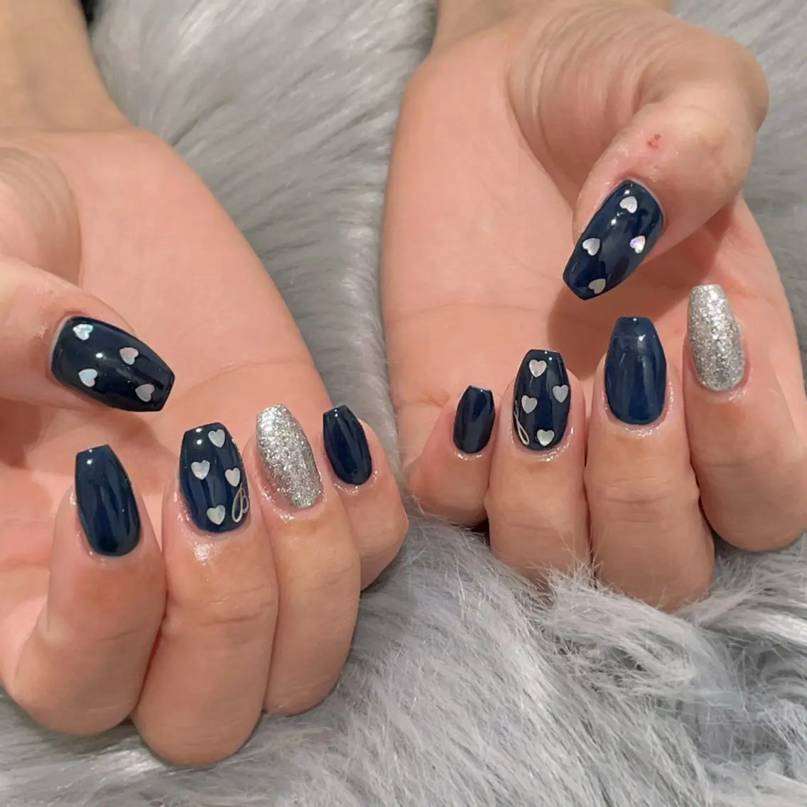 ネイル ハンドネイル RICO Nail パーツつけ放題🌈のネイルデザイン