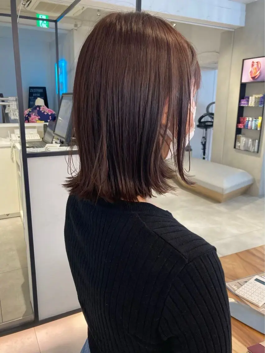 ミディアム 山田 遥真のヘアスタイル