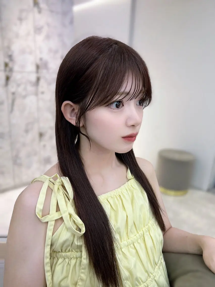 ロング カラー 顔周りカット 韓国風ヘア レイヤーカット トリートメント 🏅韓国ヘア/新宿/ レイヤー/KSukeのヘアスタイル
