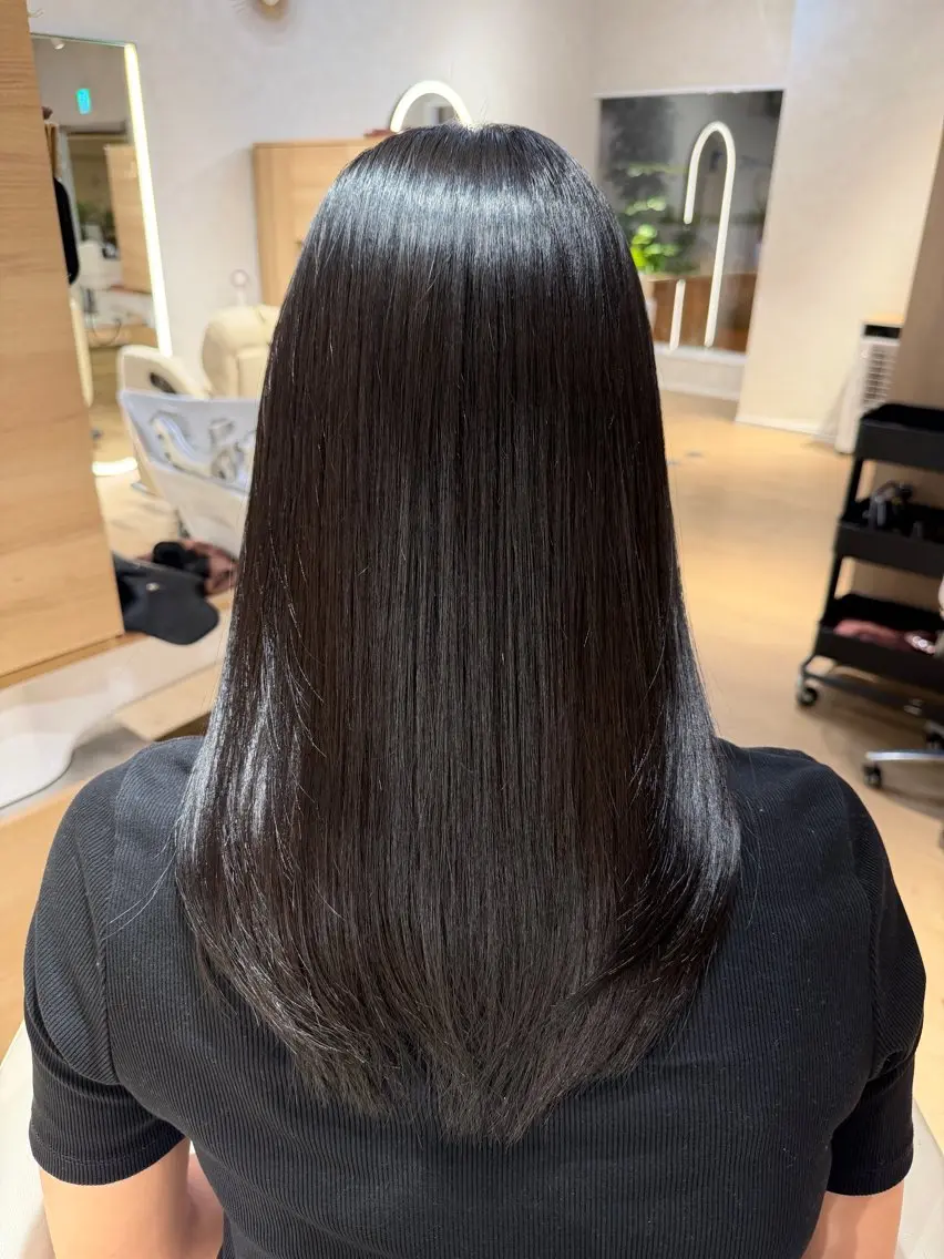 ロング カラー ヘアカラー 上城 昂大のヘアスタイル