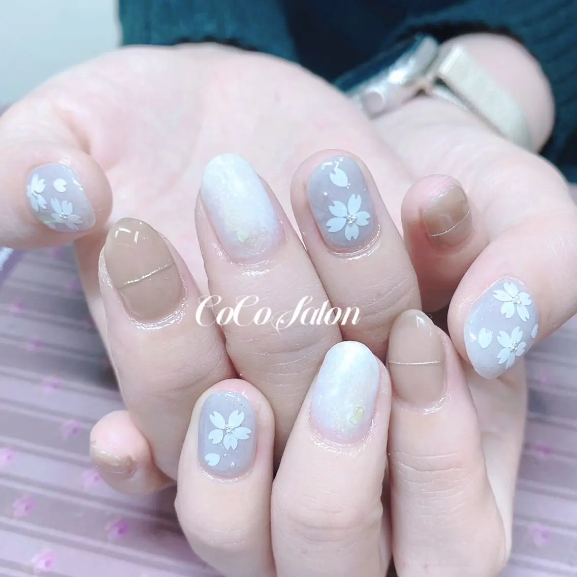 ネイル 桜ネイル CoCoSalon ネイル/まつ毛予約のネイルデザイン