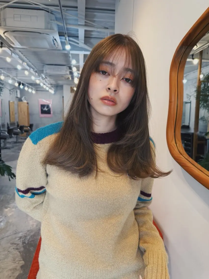 ロング カット ナガミ ショウのヘアスタイル