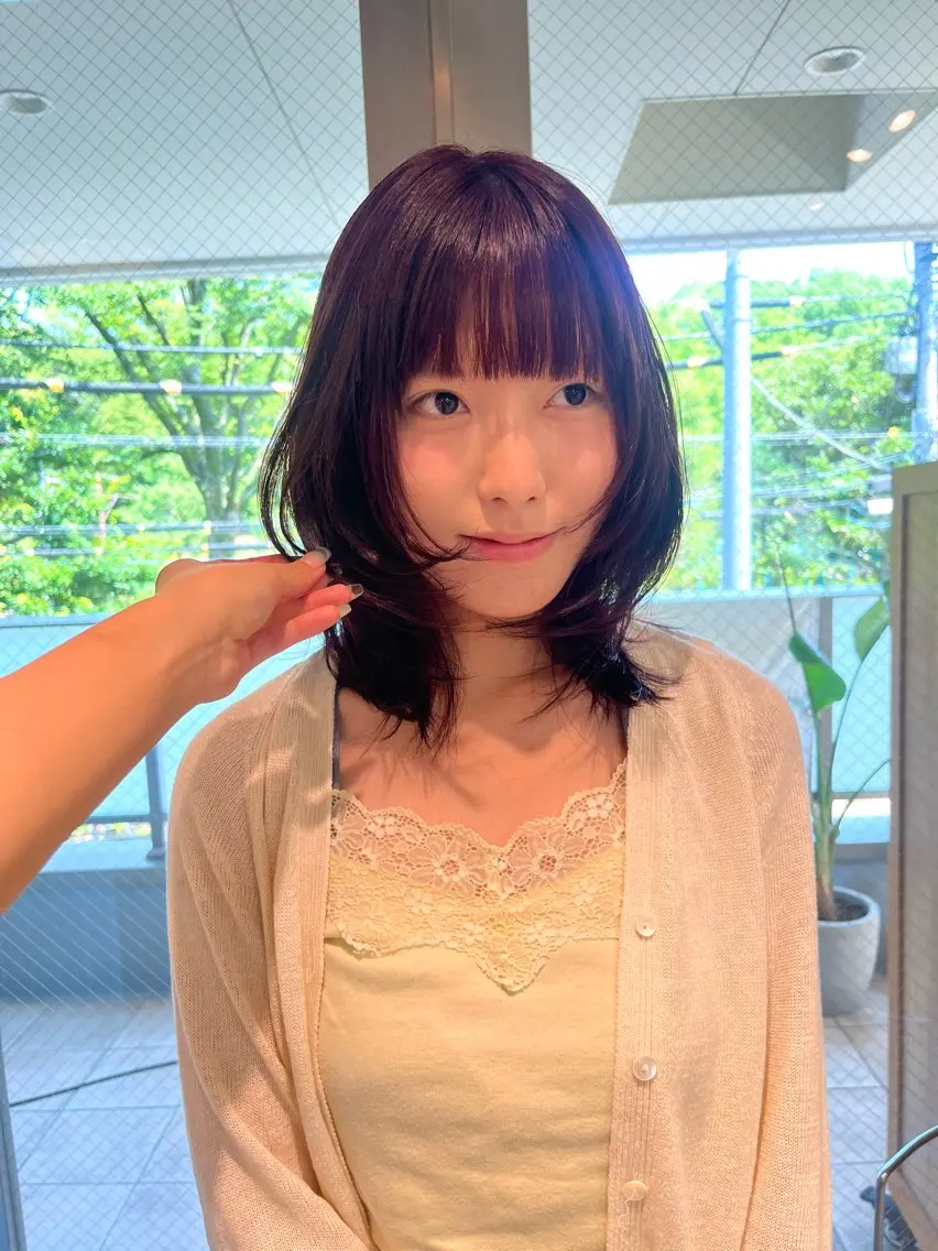 ミディアム ヘアカラー MIYU ／モデル募集中のヘアスタイル
