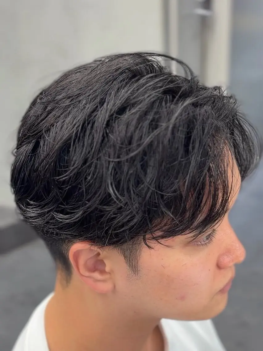ショート パーマ メンズ メンズパーマ カット パーマ パーマ特化 神谷和輝のヘアスタイル