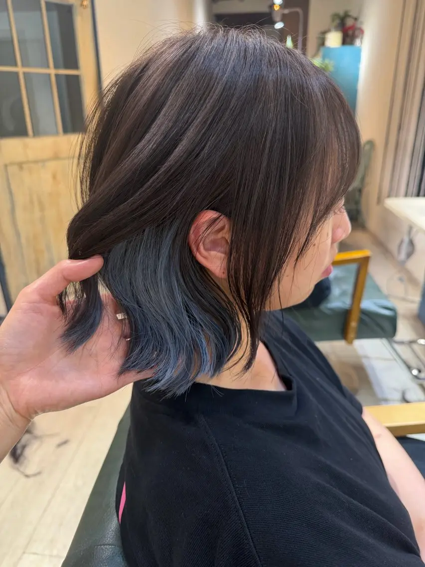 ミディアム カラー たけかわ みずきのヘアスタイル