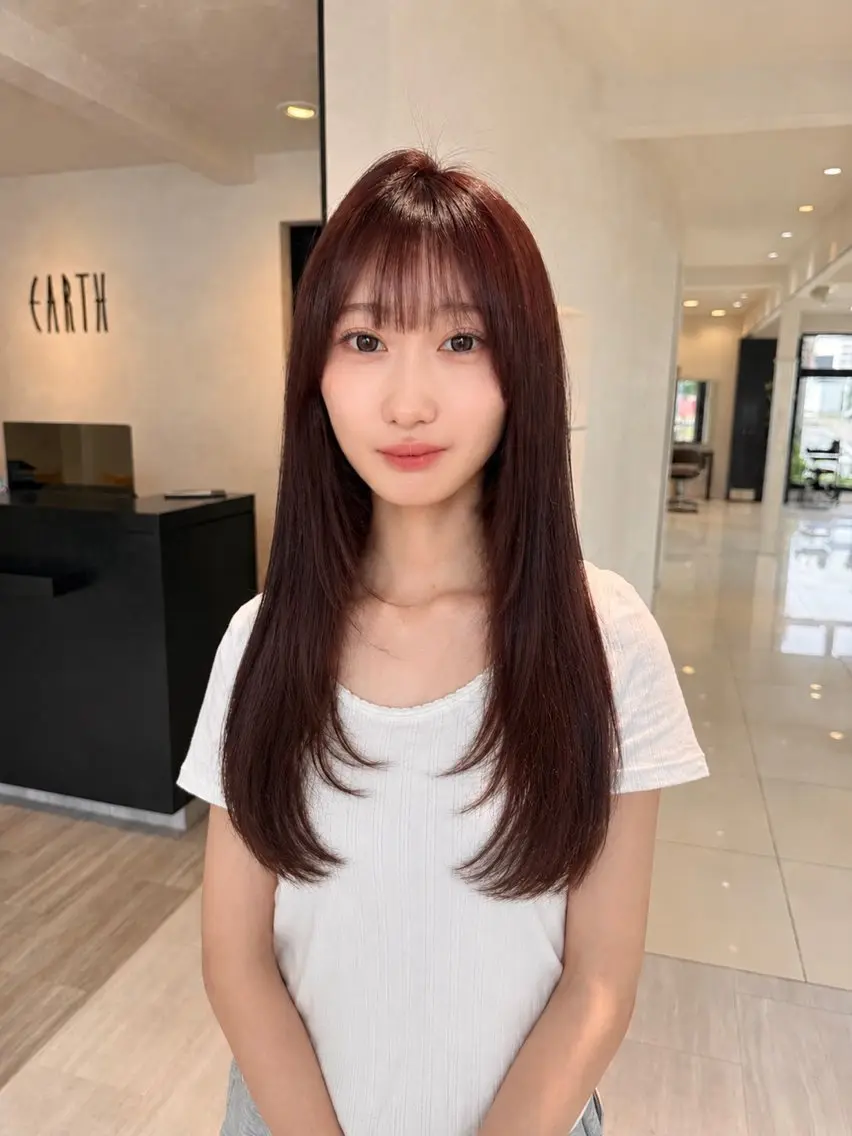 ロング カラー ヘアカラー 🍯透明感カラー MANA🍯のヘアスタイル