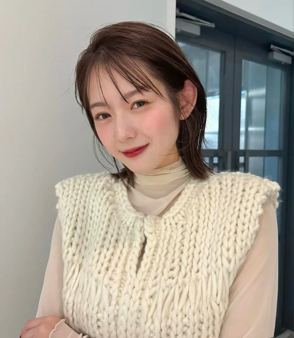 ショート ボブ 髪質改善カラー Unami 太田英寿のヘアスタイル