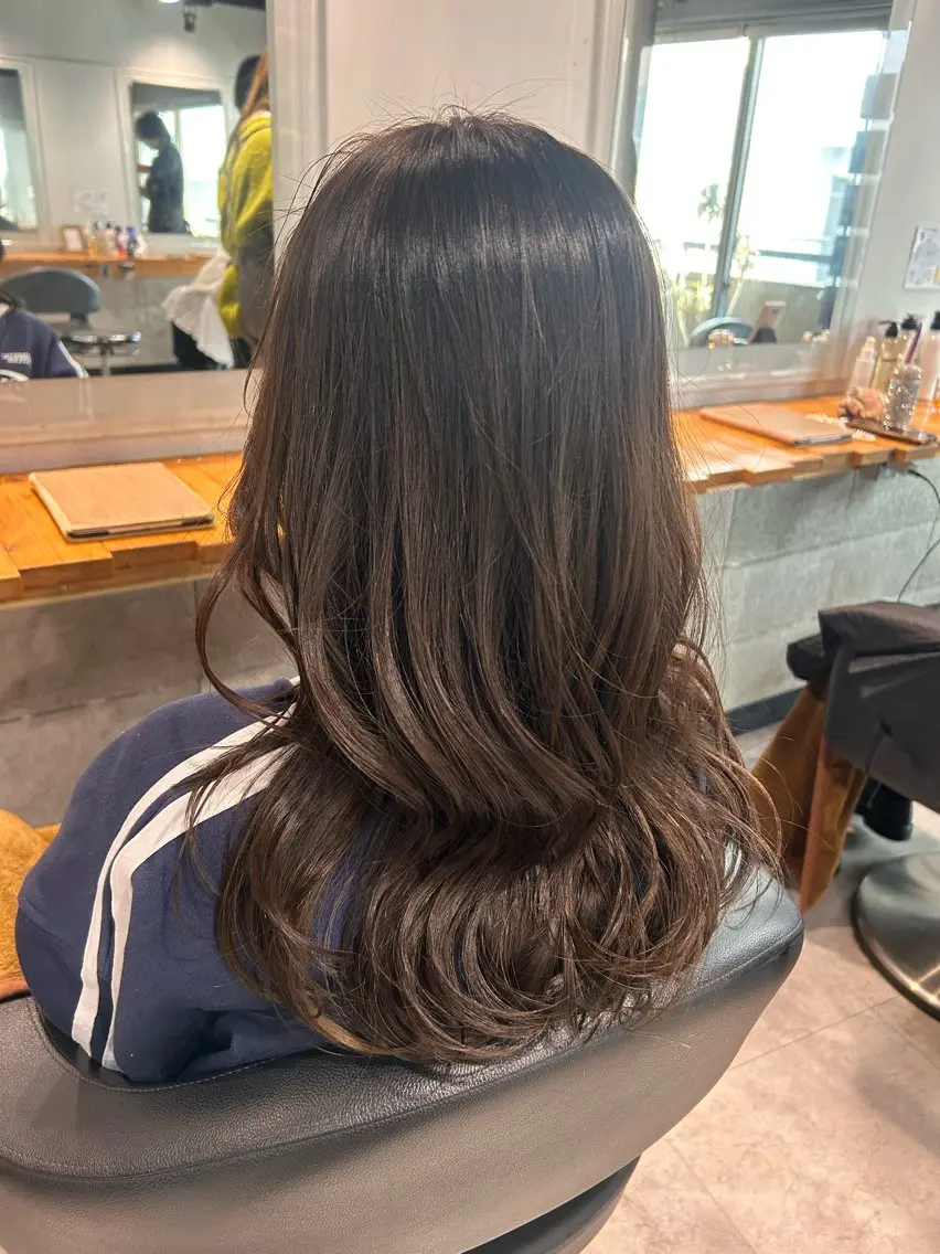 ロング カット ヘアカラー ヘッドスパ レイヤーStyle 🪽菜々実のヘアスタイル