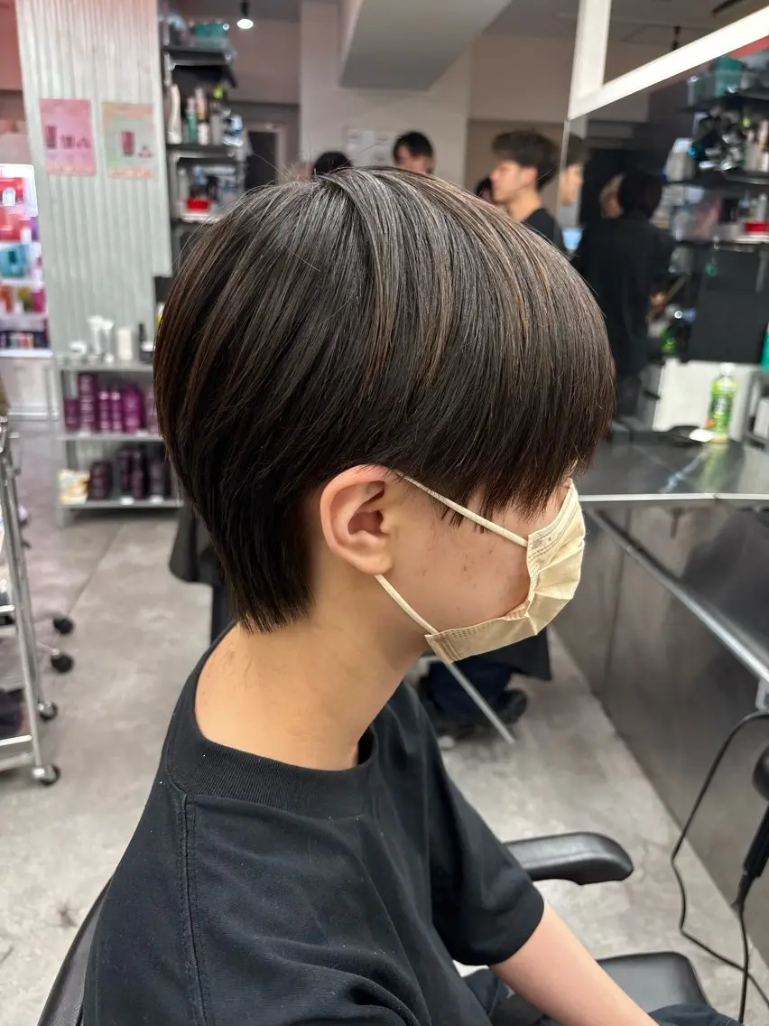 ミディアム カラー パーマ メンズ カット ヘアセット 🔥最強メンズ特化/ パーマの達人🔥風見のヘアスタイル