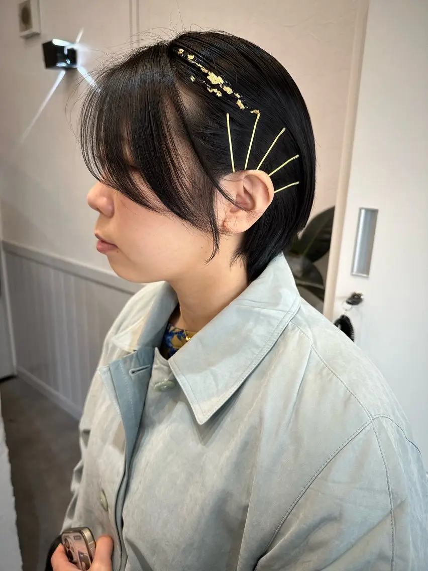 ショート ヘアセット 🌈トップデザイナー 金沢駅近nanamiのヘアスタイル