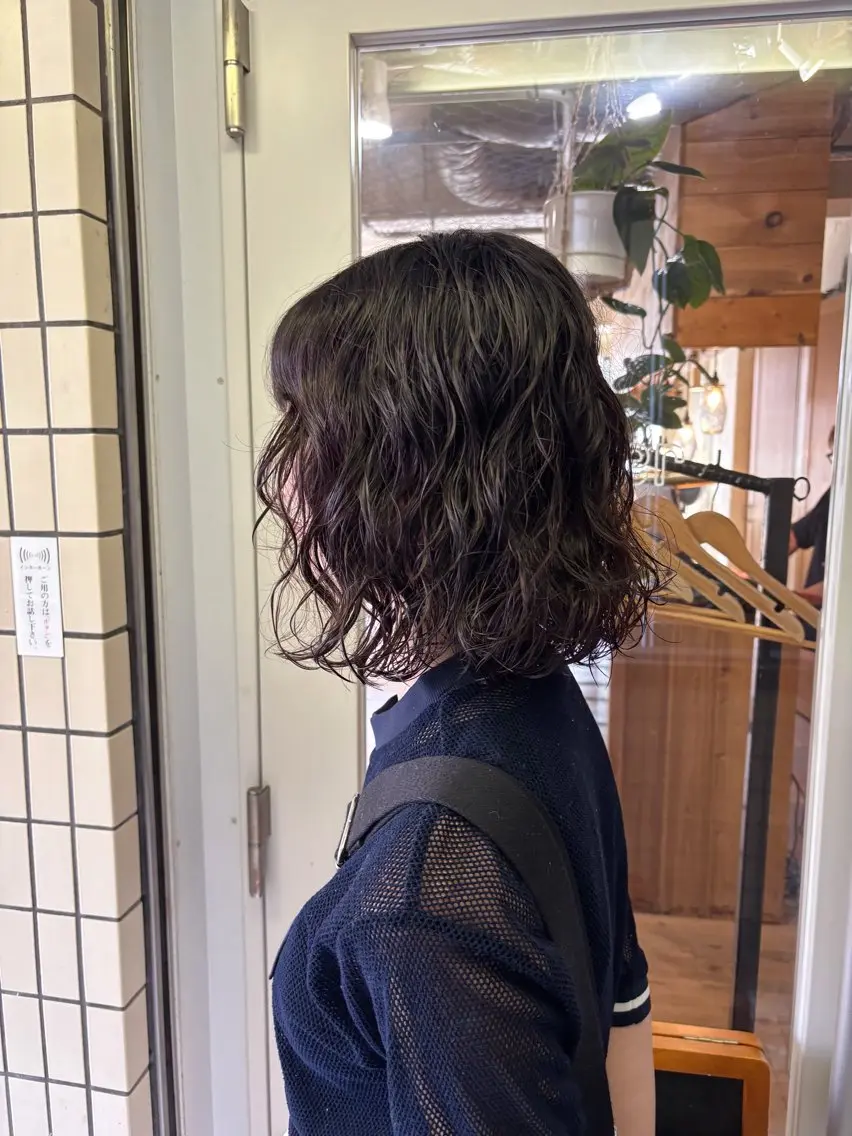 ミディアム パーマ カット パーマ トリートメント kaito パーマ募集！🔵のヘアスタイル