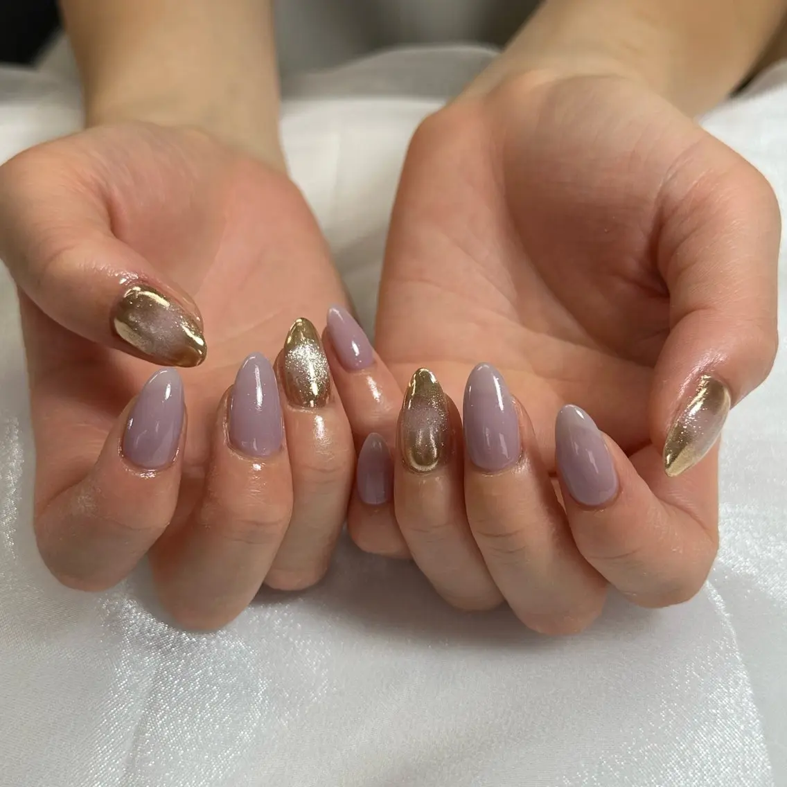 セミロング ハンドネイル mol 山田のネイルデザイン