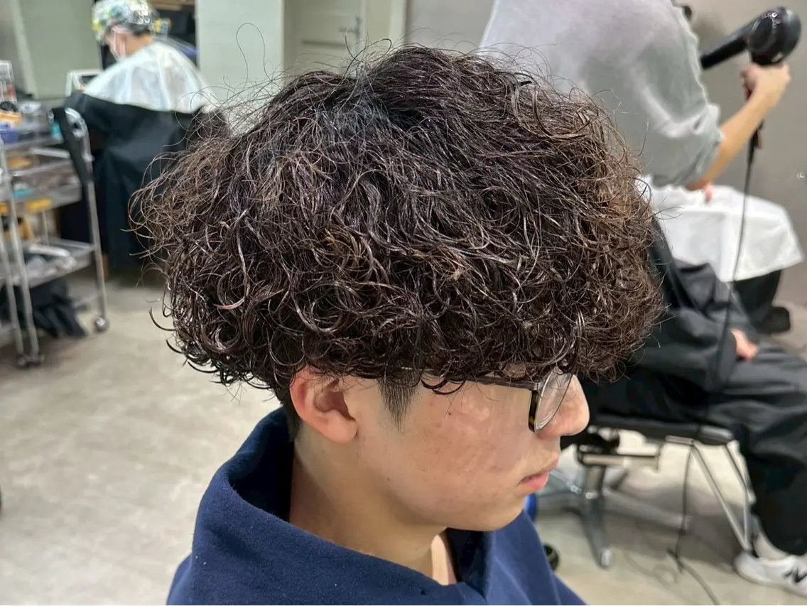 パーマ メンズ レディース／メンズ パーマ特化／内山遥斗のヘアスタイル