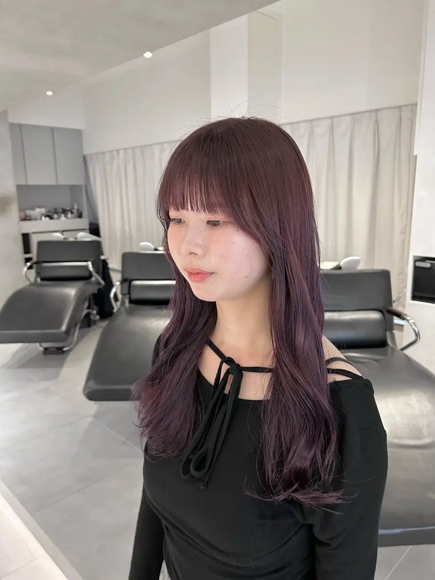 ロング カラー 🪞透け感&韓国ヘア 🪞honokaのヘアスタイル