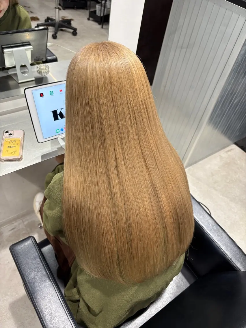 ロング ヘアカラー トリートメント MIHO☾·̩͙⋆ Kroのヘアスタイル