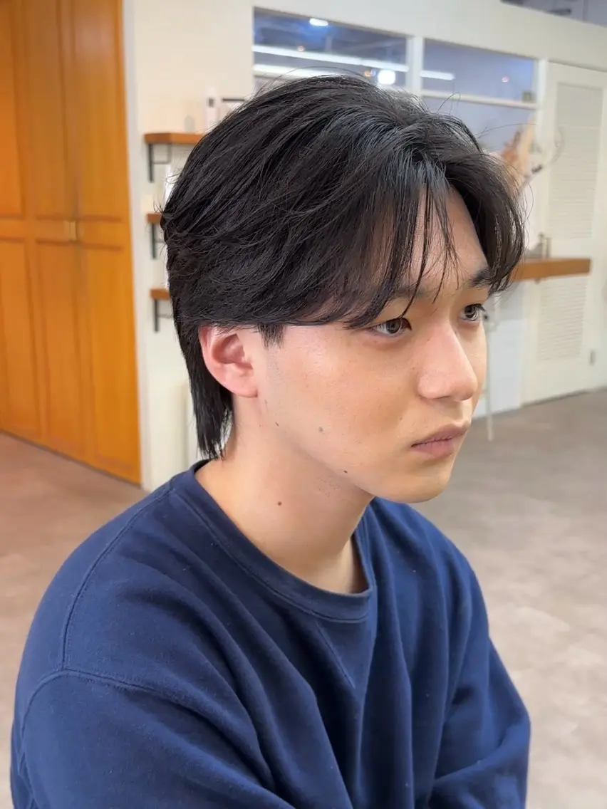 ショート パーマ メンズ ショートヘア JINKIメンズ特化 メンズカットパーマのヘアスタイル