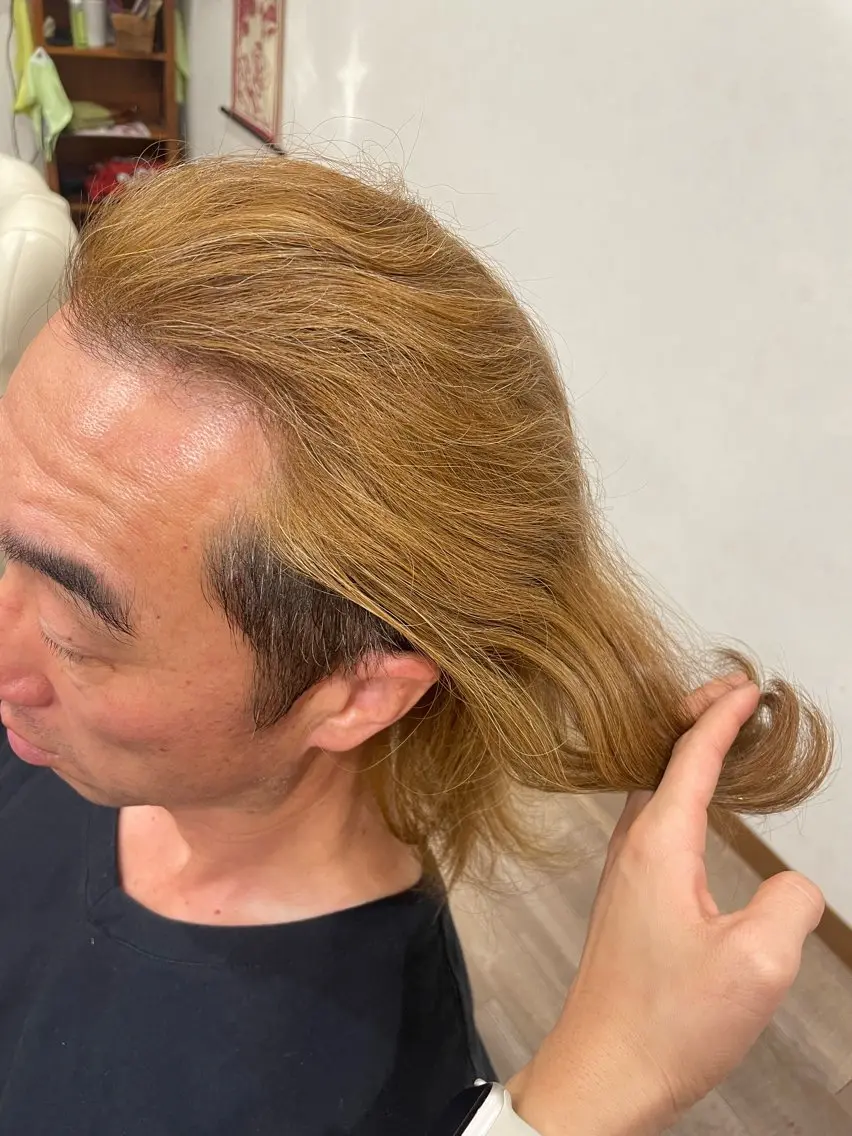 ショート メンズ メンズブリーチ 笠間 悠月のヘアスタイル