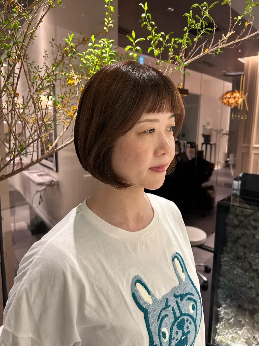 ショート 中原 優美のヘアスタイル