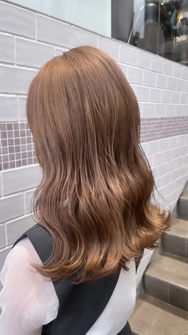 ロング カラー 田村 柊真のヘアスタイル