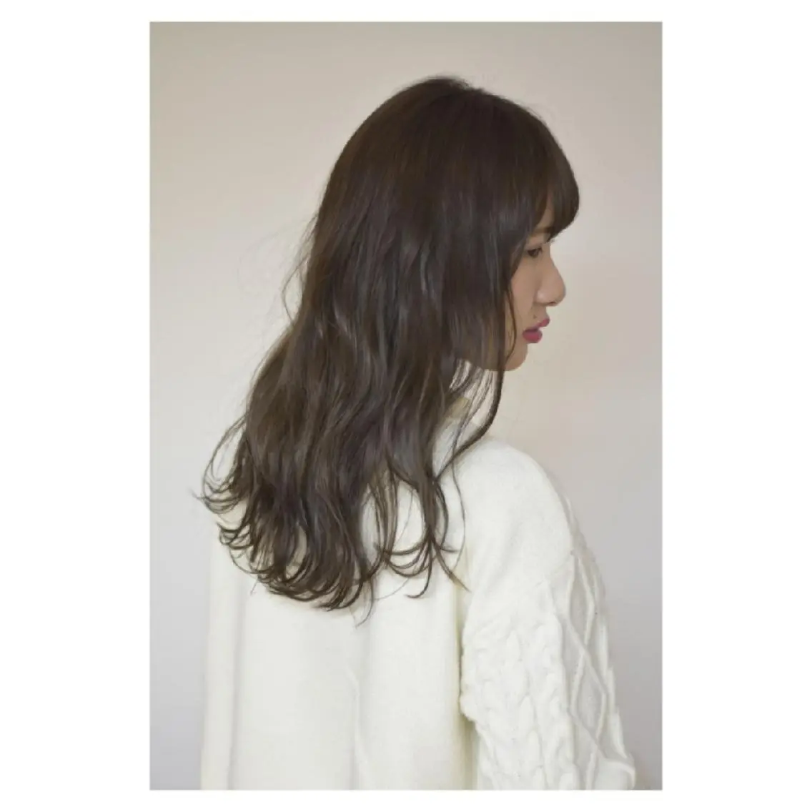 ロング カラー グレージュ 原田 祥彰のヘアスタイル