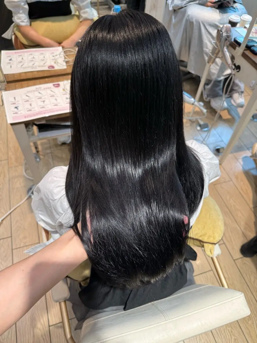 ロング カラー ブルーカラー ヘアカラー トリートメント のん/表参道美容師 /のんめいく💘のヘアスタイル