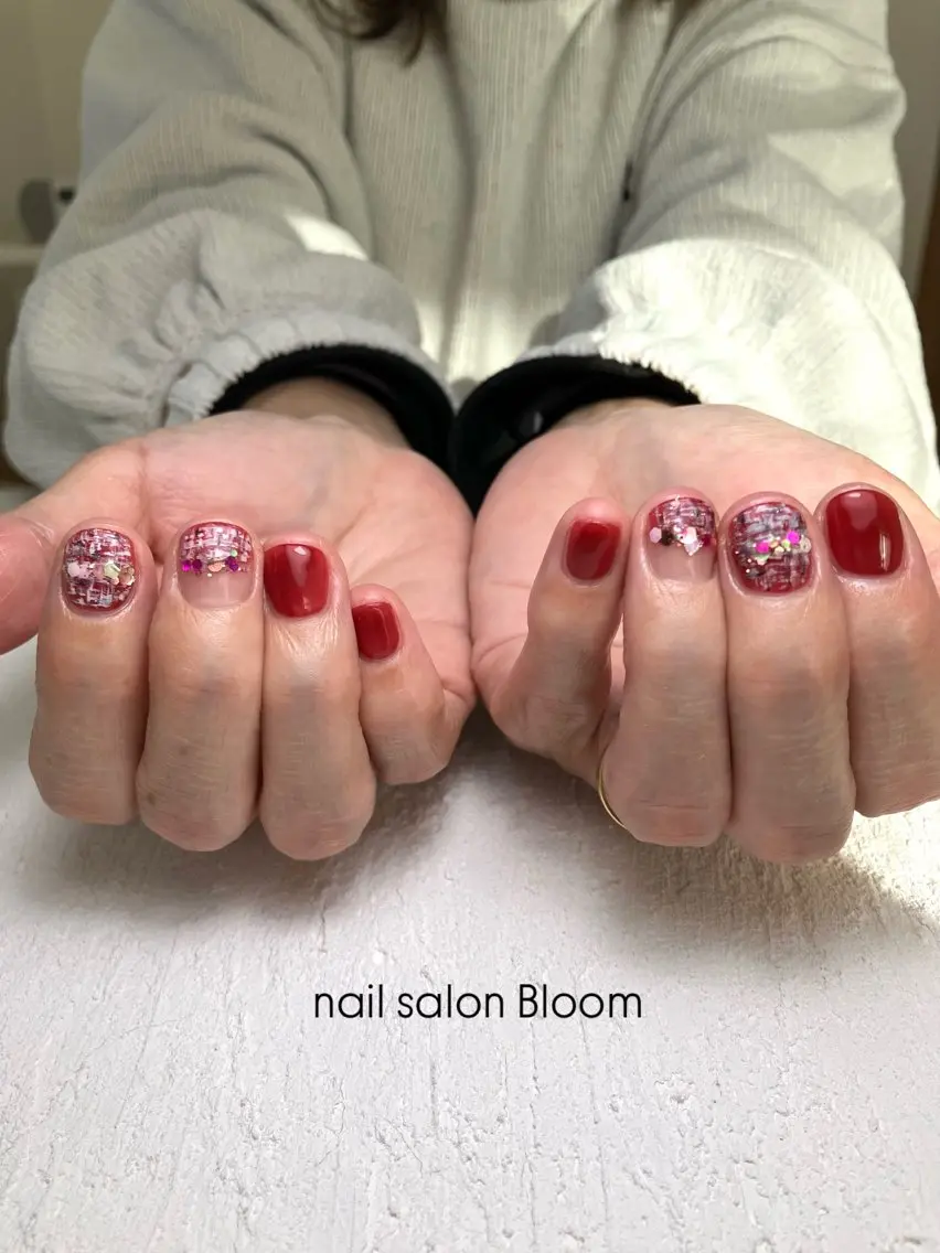 ネイル 持ち込み 自宅サロンBloom 橋本のネイルデザイン