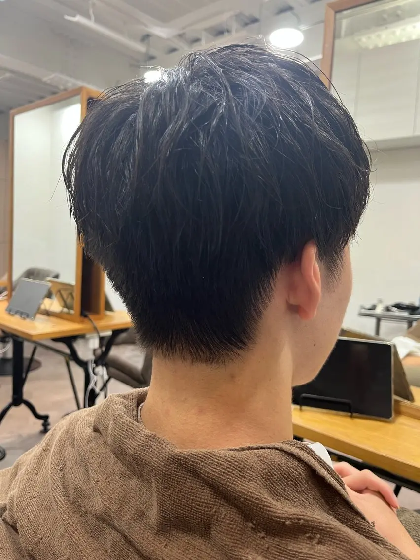 ショート メンズ カット 縮毛矯正🌟カラー╱ ╱いいじまのヘアスタイル