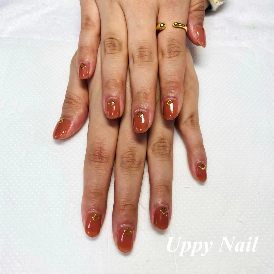 ネイル ワンカラーネイル ハンドネイル Uppy Nail ukyoのネイルデザイン