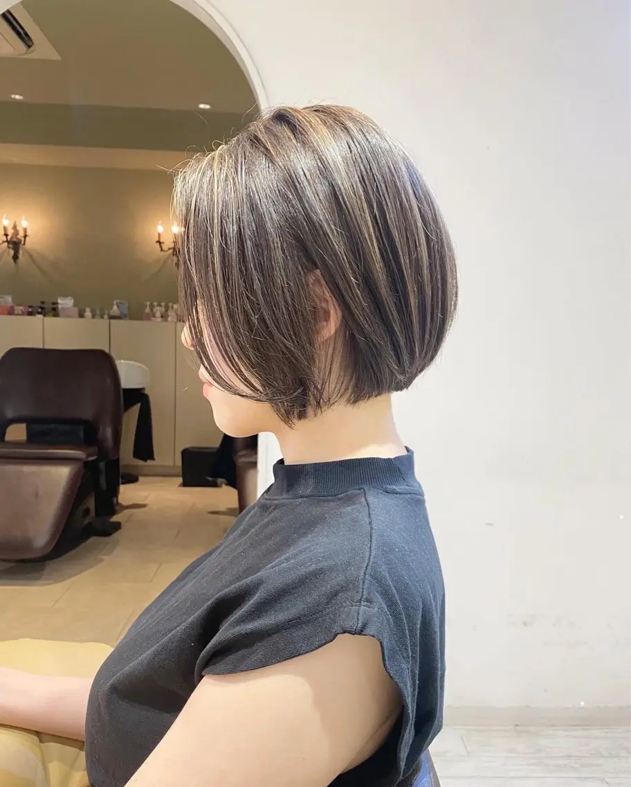 ショート ボブ指名No.1🌞 オガタのヘアスタイル