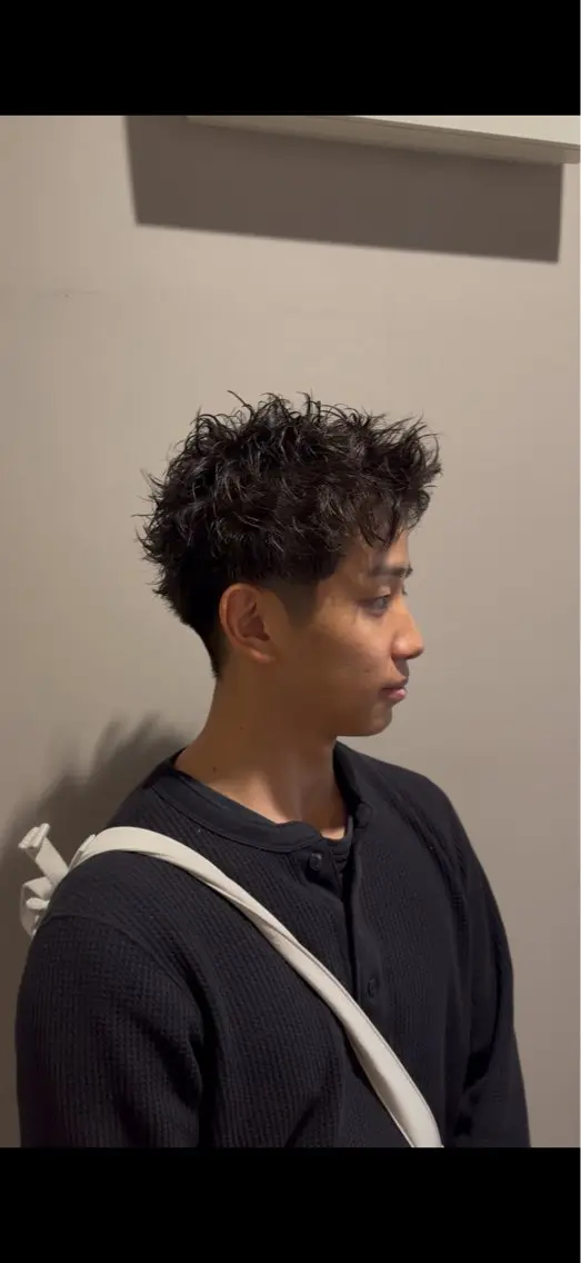 パーマ メンズ カット パーマ 【"漢らしい" 作ります】昇陽のヘアスタイル