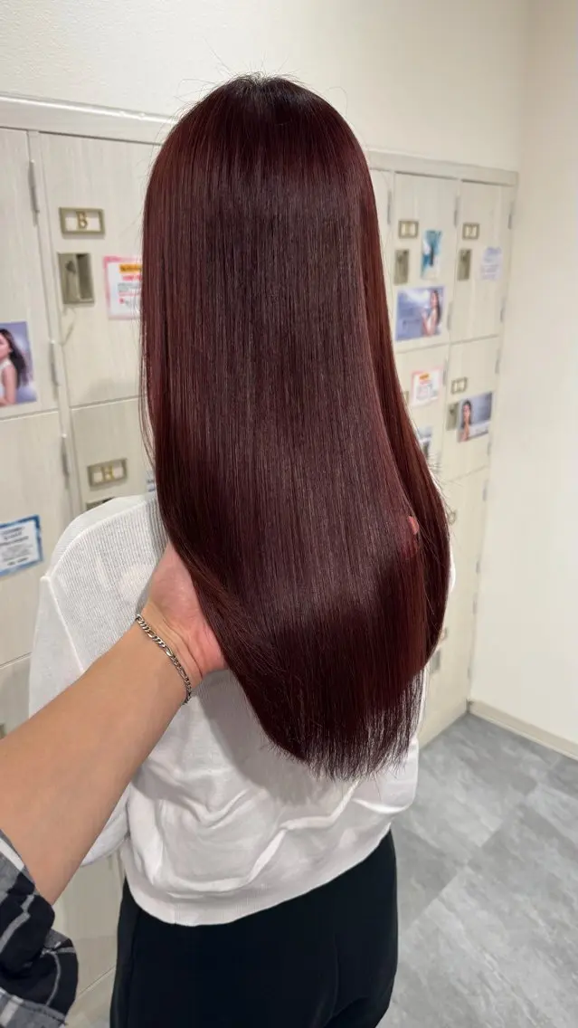 ロング カラー カット ヘアカラー トリートメント ツチイ リョウタのヘアスタイル