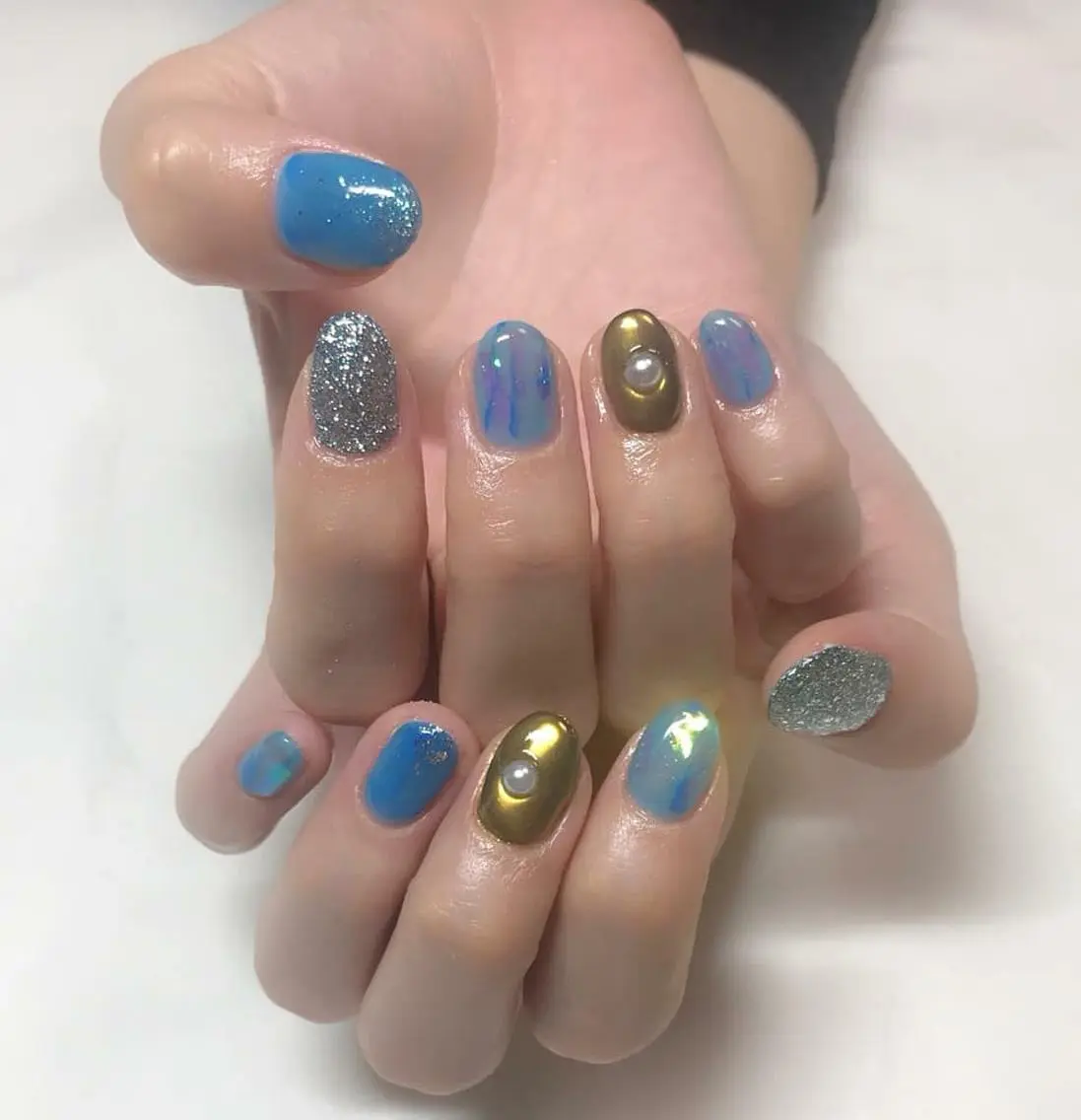 ネイル 成人式 ハンドネイル ハンドケア lylynail YUUKAのネイルデザイン