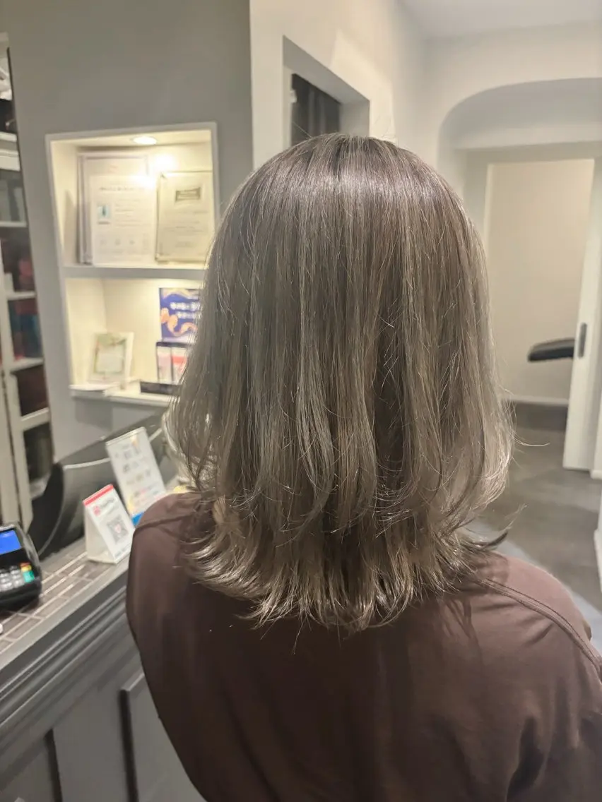ミディアム カラー 似合わせhair🎀 Manaのヘアスタイル