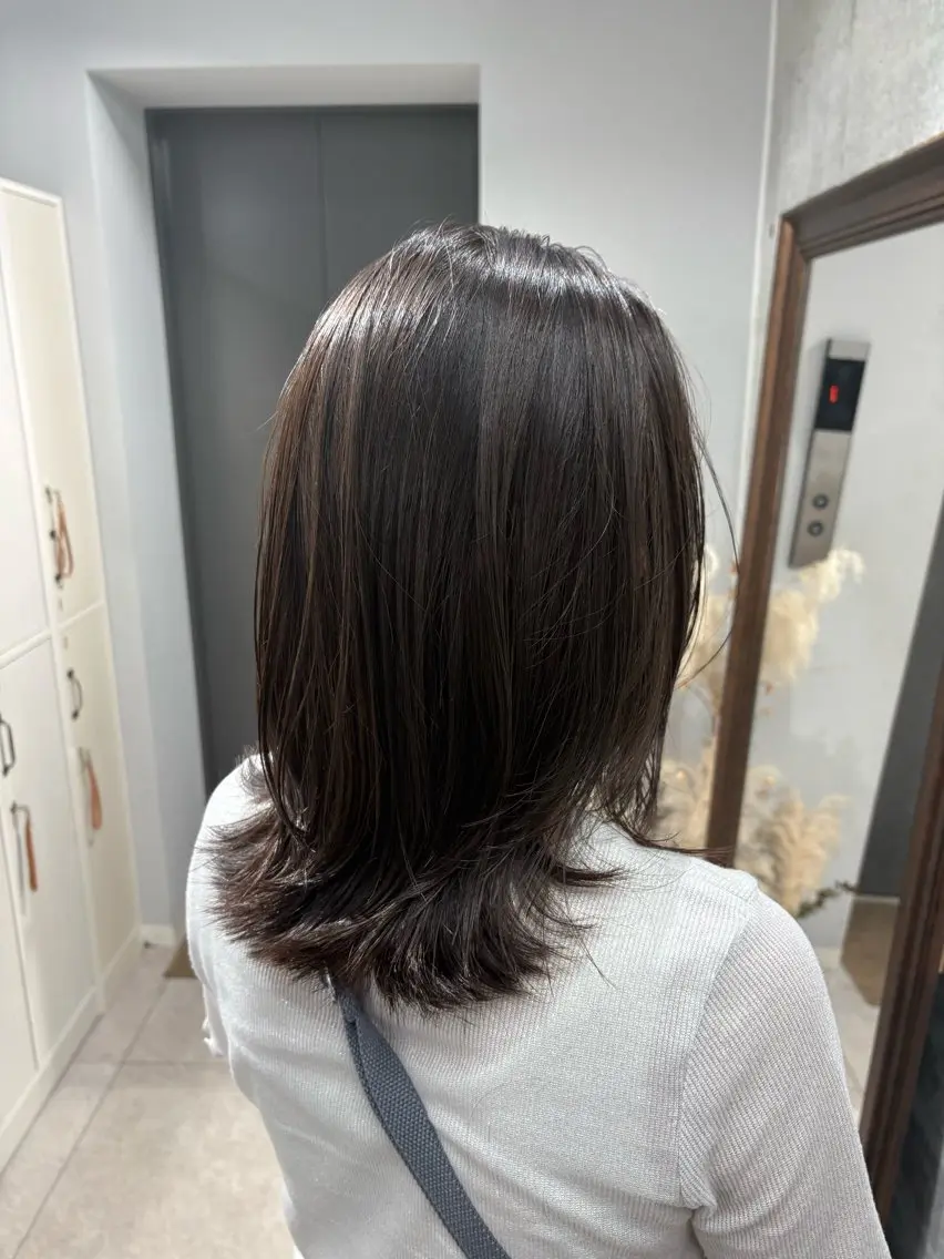セミロング 立川美容室🫧 💇竹入優将のヘアスタイル