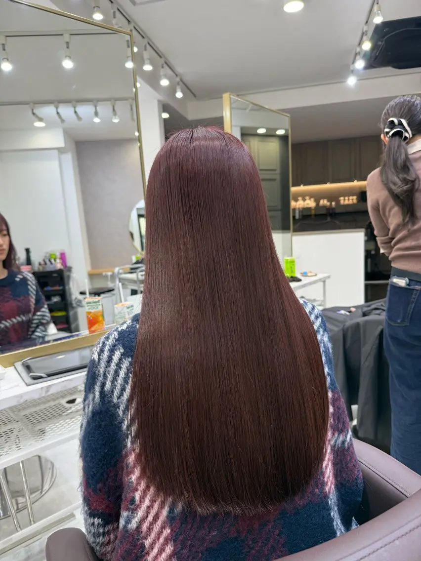 ロング カラー ヘアアレンジ ヘアカラー トリートメント ヘアセット 💗横浜美容室 💗HARUNAのヘアスタイル