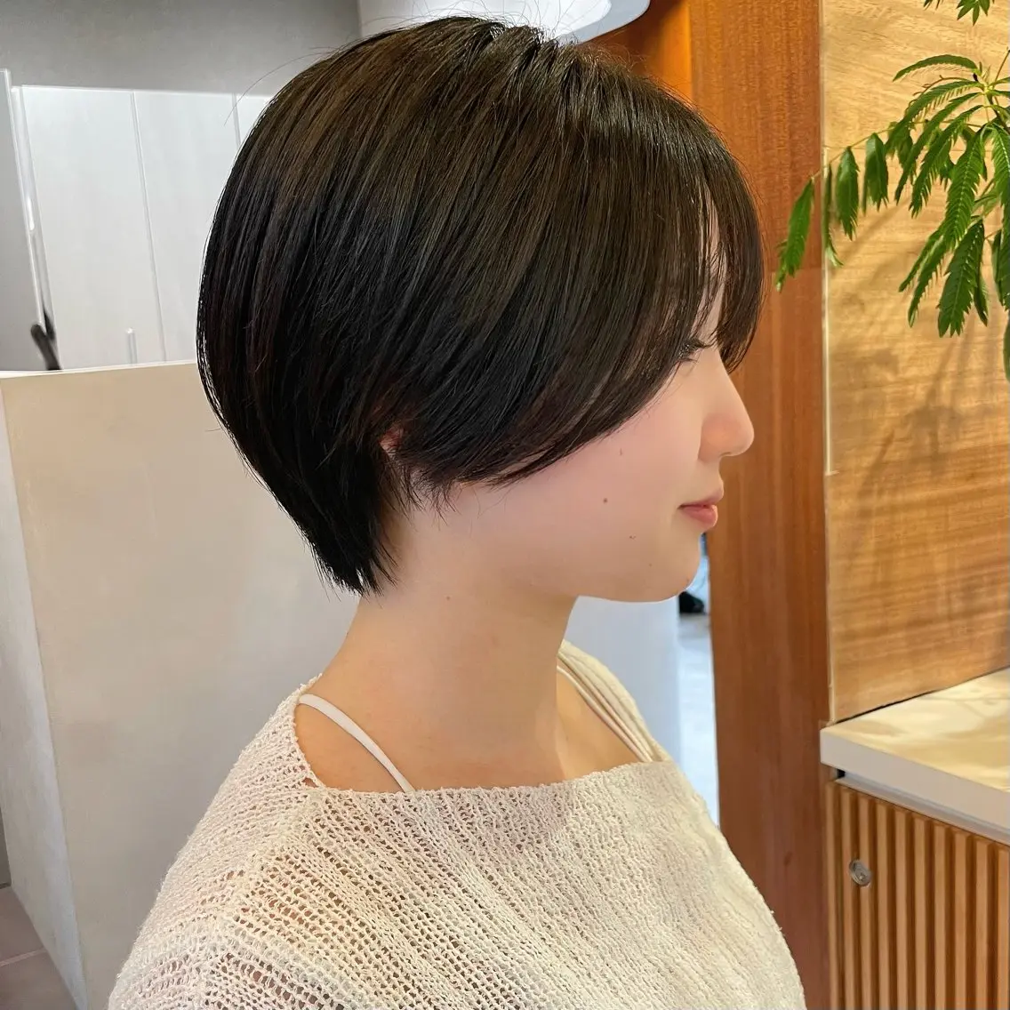 ショート 丸みショート ショートヘア トリートメント 縮毛矯正/レイヤー/ ボブ♡Natsukiのヘアスタイル