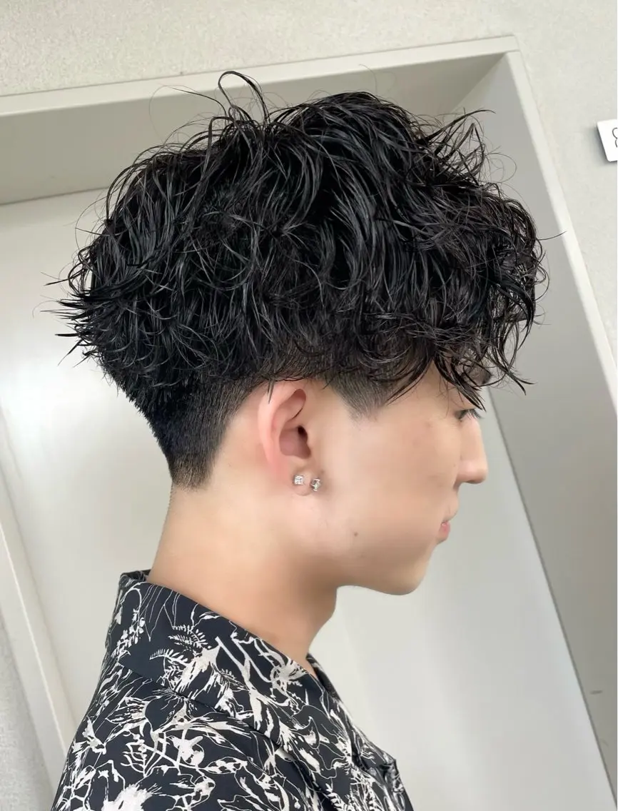 パーマ メンズ メンズモテパーマ💙 fuwaのヘアスタイル
