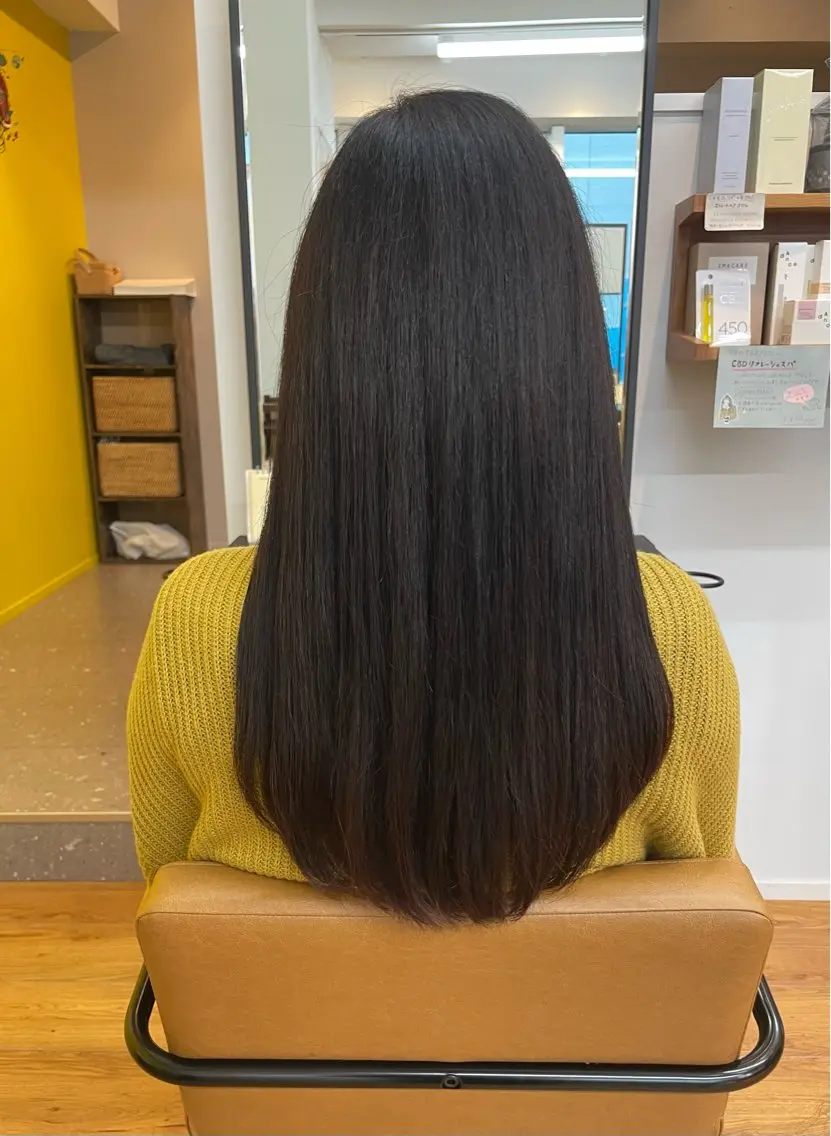 ロング ロング 望月 千絵のヘアスタイル
