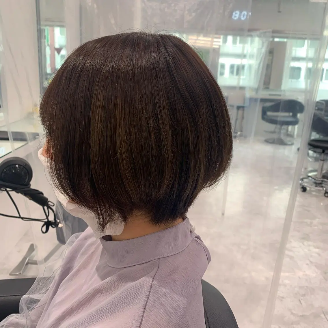 ショート カラー ヘアアレンジ ボブ ショートヘア ダブルカラー｜ なおき｜池袋美容師のヘアスタイル
