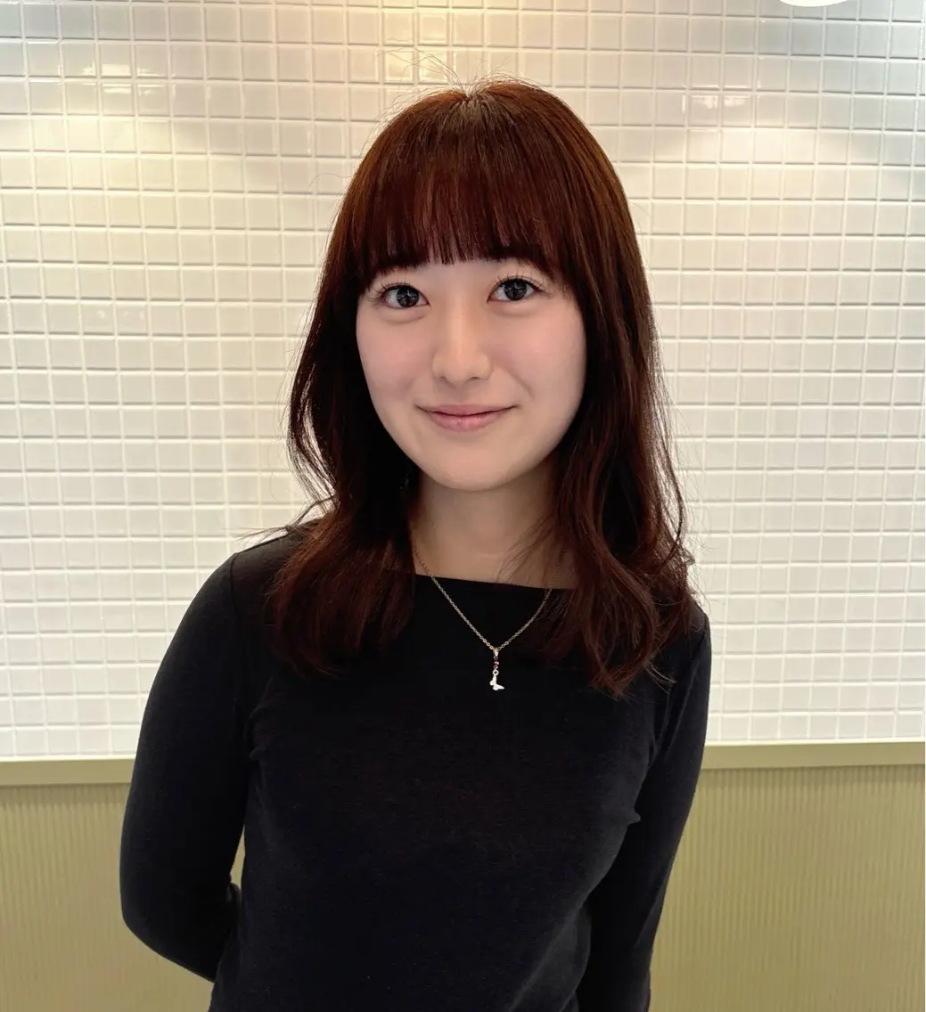 セミロング カラー ブラウンカラー 透明感カラー カット ヘアカラー ☕️NOA / レイヤーカット🍮のヘアスタイル