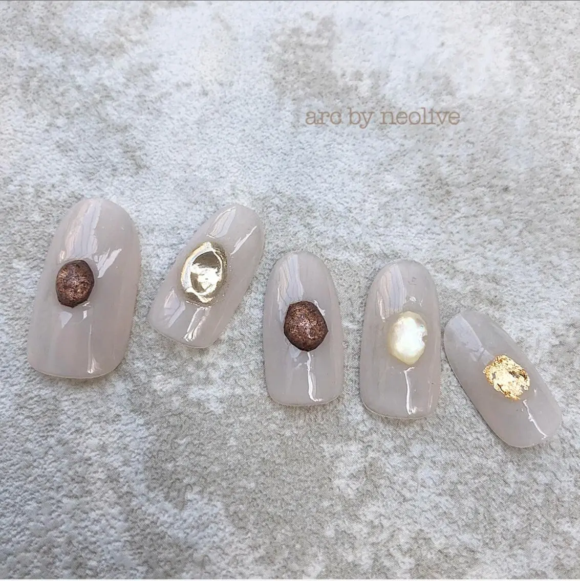 ネイル ぷっくりネイル rina eye&nailのマツエク・マツパデザイン