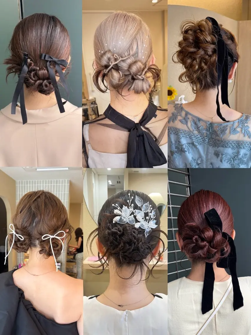 ヘアアレンジ ヘアセットサロン お呼ばれ/ライブヘアのヘアスタイル