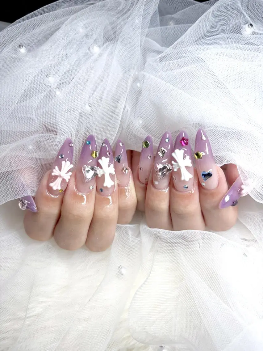 【NEW OPEN🎀】チップ長さだし🫧ゴテゴテ持ち込みOK♡デザインやり放題×パーツつけ放題⭐️ご新規様オフ無料✨の写真