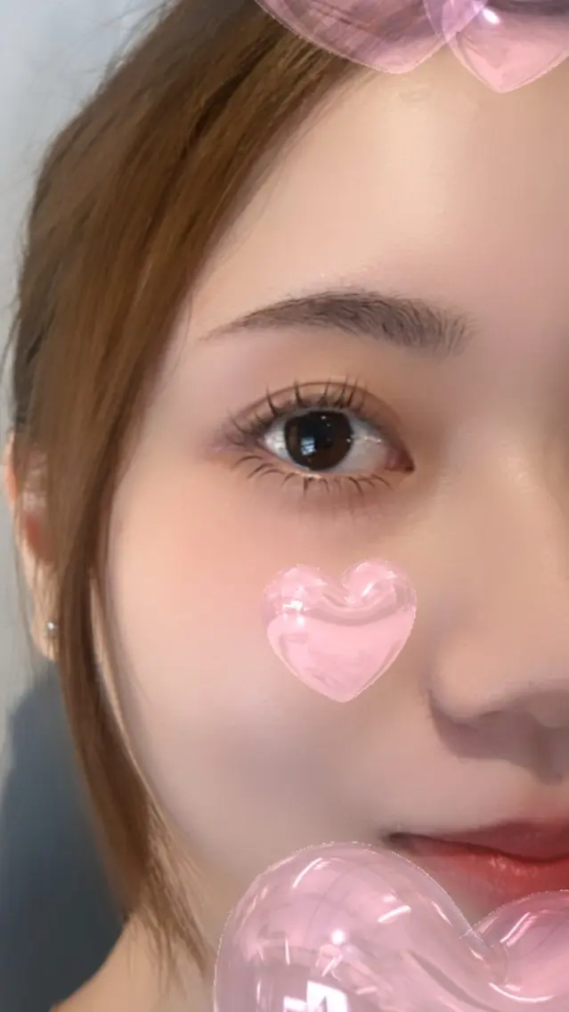 下まつげエクステ50本までの写真