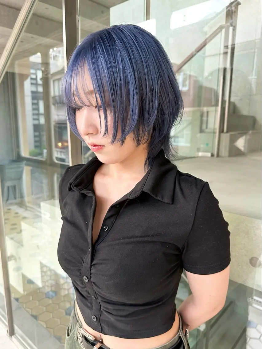 ショート カラー ヘアカラー トリートメント kai .のヘアスタイル