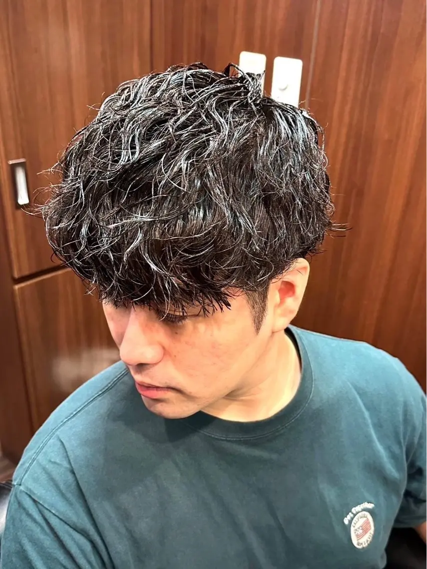 💈カット＋パーマ＋シャンプー＋セット💈ニュアンスパーマ、ツイストパーマなんでも出来ます‼️の写真